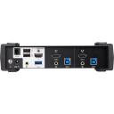 Aten 2-Port USB 3.0 4K HDMI KVM l&uuml;liti CS1822-AT-G, 2 x KVM / audio / USB, 4K tugi, metallkorpus