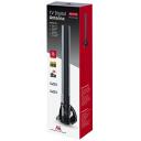 Maclean vidaus televizoriaus antena MCTV-930, 28 dBi, VHF, UHF, FM, kompakti&scaron;ka, LTE filtras, koaksialinis kabelis su F jungtimi
