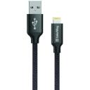 Colorway Datu kabelis CW-CBUL004-BK, 1m, 2.1A, Lightning/USB A, ātra uzlāde, stabila datu pārsūtī&scaron;ana