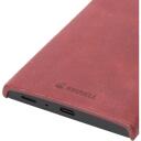 Krusell Telefona vāciņ&scaron; 61246, 14cm, dabīgā āda, sarkana, aizsardzība pret skrāpējumiem, putekļu dro&scaron;s
