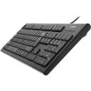 A4Tech Klaviatūra KR-85 A4TKLA19739, 1.5m, USB, membrāna, melna, QWERTY, vadu, bez apgaismojuma