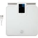 Jata Ķermeņa svari HBAS2501, 180kg, 0.1g, Bluetooth, 8 sensori, LCD, automātiskā izslēg&scaron;anās, 2xAAA, rūdīts stikls