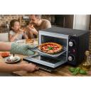 Esperanza Mini cepe&scaron;krāsns EKO007N, 10 L, 800 W, melna, mehāniskais taimeris, 250 &deg;C, 0.9 m vads, stikla durvis
