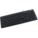 A4Tech Klaviatūra KR-85 A4TKLA19739, 1.5m, USB, membrāna, melna, QWERTY, vadu, bez apgaismojuma