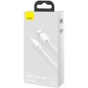 Baseus Datu kabelis MODELIS TZCAMZJ-02, 150 cm, 2x2.1A, Micro USB, USB, balta krāsa