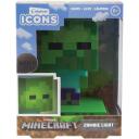 Paladone Minecraft Zombiju Lampa PP6592MCF, 11cm, LED, 1 spuldze, daudzkrāsaina, brīvi stāvo&scaron;a