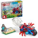 Lego Konstruktors 11206, 61 gab., Spidey un Degunradža minifigūras, motocikls, 4 g. vecumam