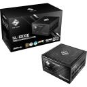 Asrock Блок питания SL-1000G, 1000W, 80 PLUS Gold, 3.1, 83.4A, 1 вентилятор, активное охлаждение, черный