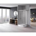 Showerstyle Душевая кабина PRIVIA 7264068, 80 см x 80 см x 201 см, белый цвет, хромированный цвет, закаленное стекло, поддон