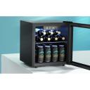 Euhomy dzērienu displeja dzesētājs BR009-55BL, 37L, R600A, 115V, 0.53 kWh/d, 38 dB, melns