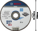 Griešanas ripa 150x22x2,5 mm, metālam, Mazām leņķa slīpmašīnām PRO METAL GRIEZĒJDISKS, 2608600382, BOSCH