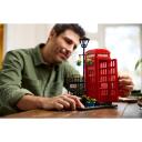 Lego IDEAS 21347 Sarkanā Londonas telefona būda, 1460 elementu, 18+ gadi, instrukciju lapa