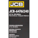 Dinamometrinis veržliaraktis 3/4";, 200-800 Nm, JCB-64761240 JCB