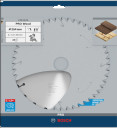 Stacionārā ripzāģa disks 254x30x24 mm, kokam, Paneļzāģiem PRO WOOD RIPZĀĢA ASMENS, 2608640434, BOSCH