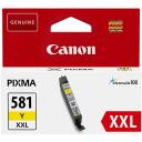 Canon Ra&scaron;alinis kasetė CLI-581XXL 1997C001, 11,7ml, geltona, suderinami modeliai: TR7550, TS9150, TS8151