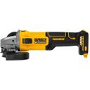 Dewalt DCG407N-XJ 18V XR bez oglī&scaron;u 125mm leņķa slīpma&scaron;īna ar slēdzi, 9000 RPM, 1.6kg, 22.23mm caurums, bez akumulatora