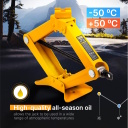 Žirklinis hidraulinis domkratas 2 t 120–395 mm tvirtas greito veikimo su gumine pagalvė saugos vožtuvas T10202-GS JCB