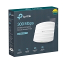 TP-link EAP115 N300 300 Mbps Wi-Fi N griestu montāžas piekļuves punkts 2.4 GHz 1&times; Fast Ethernet (10/100 Mbps) PoE Balta