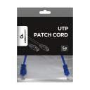 Gembird Patch kaabel CAT 5e PP12-0.25M/B, 0.25m, RJ45 Male, RJ45 Male, U/UTP, sinine
