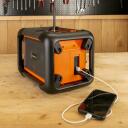 Pārnēsājamā darba radio, POWERPLUS, POWDP8061, DAB+/FM, 20V, 100-240V