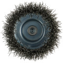 Kausveida birste 65mm, 1/4" HEX gofrēti tērauda sari D-76576 MAKITA