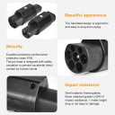 EV Charge adapteris iš Type 2 kištuko į Tesla AC įvadą, 32A Mode 3 kintamosios srovės (AC) įkroviklio adapteris