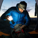 Jaka Guides Down Hoody, izmērs: S, Surf/Arctic Navy, 0889169522956 MARMOT