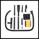 Mitrs/sauss putekļu sūcējs, EINHELL, 2342230, 30L nerūsējo&scaron;ā tērauda tvertne, 1500W jauda, 2.5m &scaron;ļūtene, 2 uzgaļi automa&scaron;īnu tīrī&scaron;anai