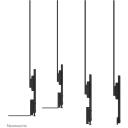 Neomounts videobar rinkinys AV2-500BL 43-110" VESA 10 kg universalus, 200 x 200 iki 800 x 600 mm, juodas, plienas