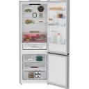 Beko k&uuml;lmik B3RCNE564HXB, 490 l, 340 l, 150 l, 39 dB, Iseseisev, No Frost, Ekraan, Metal look