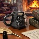 Paladone Harry Potter tum&scaron;ās zīmes krūze PP14643HP, 400 ml, melna, Nagini roktura dizains, nav piemērota trauku mazgā&scaron;anai