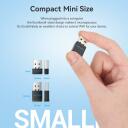 Vention USB adapteris 2.4G/5G KDSB0, 433 Mbit/s, WLAN, 802.11a/b/g/n/ac, 128-bit WEP, Plug and Play, juodas