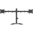 Sbox Monitora stiprinājums LCD-F024-3, 2x10kg, 17''-32'', 75x75-100x100, +45&deg;/-45&deg; slīpums, +90&deg;/-90&deg; pagrie&scaron;ana