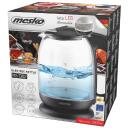 Mesko Veekeetja MS 1302b, 2200 W, 1.7 L, Klaas, 360&deg; p&ouml;&ouml;ratav alus, Must