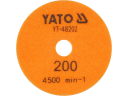 Dimanta Pulēšanas Disks 100mm Gr.200 YT-48202 YATO
