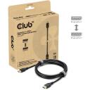 Club3D DisplayPort 2.1 CAC-1093 kaabel 3m, 54Gbps, 8K120Hz, 2160p/4320p, sirge pistik, must