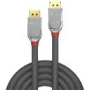 Lindy DisplayPort kabelis 36304 5m, 28AWG, 21.6Gbps, 4K 4096x2160@60Hz, 24K auksiniai kontaktai, PVC apvalkalas