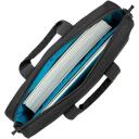 Rivacase Kott Alpendorf 14" 7521BLACK, 100mm, 500g, 380mm, 295mm, 3 sektsiooni, eemaldatav rihm, sisemine tasku