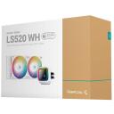 Deepcool CPU vedelikujahuti LS520 A-RGB R-LS520-WHAMNT-G-1, 240 mm, 85,85 cfm, 32,9 dB, PWM tugi, RGB LED
