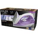 Iron | Adler | AD 5019 | With cord | 1600 W | Water tank capacity 100 ml | Continuous steam 10 g/min | Violet/White