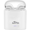 Media-Tech Наушники MT3589W, Bluetooth 4.2, TWS, 10м, 90мин, 1ч зарядка, 2x4г, фиксированный микрофон, стерео