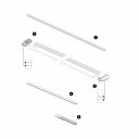 Jumta šķērsstieņu komplekts WingBar EVO, 127 cm,  69-711300 THULE