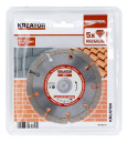 Teemantlõikeketas Ø 115mm, KREATOR, KRT082101, Ketta diameeter: 115 mm, 9 segmenti, 22,2 mm auk