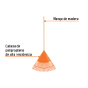 Grābeklis ar 30 plastmasas zariem EP-30 TRUPER