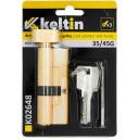 Keltin Užrakto cilindras su rankena K02648, 30/30G mm, aliuminis, ZnAl lydinys, &scaron;lifuotas žalvaris, 3 raktai, 25000 ciklų