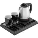 Adler Viesnīcas tējkanna AD 1354, 1.2 L, 1500 W, melna, tērauda, 2 krūzes 320 ml, automātiskā izslēg&scaron;anās