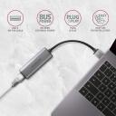 Axagon Сетевой адаптер ADE-25R, 2.5 Гбит/с, USB 3.2 Gen 1, 1x RJ-45, металлический корпус, Plug and Play, Wake-on-LAN