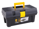 Rīku kaste 16", VOREL, 78800, plastmasa, ar izvelkamu paliktni un sānu rokturiem