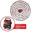 Einhell Power X-Change juhtmevaba kompressor TE-AC 18/75 Li OF-Solo 4020410, 18 V, 5 L, 8 bar, 75 l/min, 2 manomeetrit