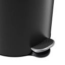 Waste bin Selekta S HAILO 035050601 5L matte black 27x27x20cm